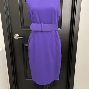 Calvin Klein-Very Flattering Belted Sheath Dress